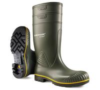 Dunlop Acifort Heavy Duty Safety Waterproof Boots 1 Pair Green Size 6