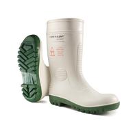 DUNLOP Acifort High Voltage Safety Wellies with Steel Toe, White, UK 11