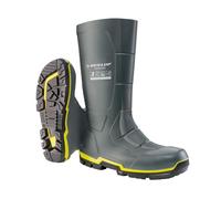 Dunlop Acifort Metguard Full Safety Wellington Boots Grey Size 10.5