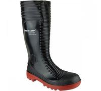 Dunlop Mens Acifort A252931 Ribbed Full Safety Wellington Black 46