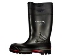 Dunlop Mens Acifort Heavy Duty Full Safety Wellingtons - Black - Size UK 10