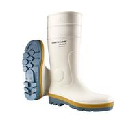 DUNLOP Acifort Tricolour Safety Wellington Boot - Unisex, Antistatic Work Wellies, Chemical and Slip Resistant, Waterproof with Steel ToeCap, Multicolour - EU38, UK5