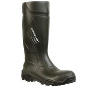Dunlop Adults Unisex Purofort Plus Full Safety Wellington Boots Green (11 Uk)