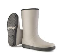 DUNLOP Amsterdammer - Fur-Lined Winter Boots for Women - Waterproof Ladies Wellies in Modern Design - Mid Calf - Comfortable - Ligtweight & Durable for Daily Use - Grey - Size EU36, UK3