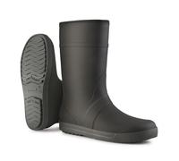 DUNLOP Amsterdammer - Fur-Lined Winter Boots for Women - Waterproof Ladies Wellies in Modern Design - Mid Calf - Comfortable - Ligtweight & Durable for Daily Use - Black - Size EU36, UK3
