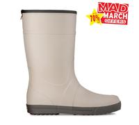 DUNLOP Amsterdammer - Fur-Lined Winter Boots for Women - Waterproof Ladies Wellies in Modern Design - Mid Calf - Comfortable - Ligtweight & Durable for Daily Use - Grey - Size EU36, UK3