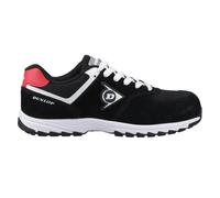 Dunlop Arrow Mens Safety Trainers Suede Leather Certified Work Shoes Black