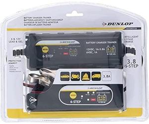 Dunlop Automotive Battery Charger Trainer - 6/12V - Intelligent - 6 Phase - Indicators - IP65