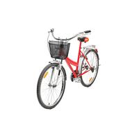 Dunlop Bicycle Basket Front 22L - Bicycle Basket with Handle and Hooks - Bike Basket 34 x 24.5 x 26 cm - Suitable for Electric Bike, Granny Bike, and