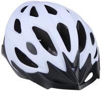 Dunlop Bike Helmet Size L 58-61cm - Bicycle Helmet with Removable Visor - Cycling Helmet Adults for Bicycle and E-Bike - Helmet with Ventilation and Adjustable Closure - White Black