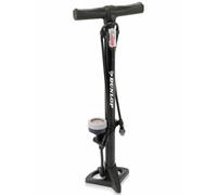 Dunlop Bike Pump with/without Pressure Gauge - 160/180PSI-11/12Bar - Dunlop, Schrader and Presta Valve Pump - Bicycle and Car Tyre Pump - In dapters for Water Toys and Balls