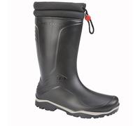DUNLOP BLIZZARD BLACK WELLINGTON BOOTS,TOGGLE TIE,WARM FLEECY INSULATED LINING