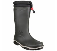 Dunlop Blizzard Green Plain Rubber Wellingtons Synthetic
