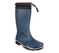 Dunlop Blizzard Mens Blue Pull On Rubber Tall Wellington Wellie Boots