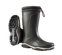 DUNLOP Blizzard - Unisex Winter Safety Insulated Fashion Thermal Boots, Black/Black, Waterproof and Chemical Resistant PVC Wellies with Fur Lining and Traction Outsole for Outdoor Fun - EU38, UK5