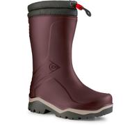 Dunlop Blizzard Wellington Boot Burgundy/Grey/Black