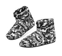 DUNLOP Bootie Slippers for Men (Grey Camo, numeric_8)