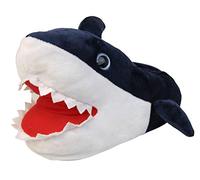 Dunlop Boy's Novelty Monster Claw Shark Feet Slippers, Shark Navy, 12/13 UK