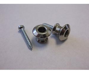 Dunlop Buttons Only (2) For Dual Design Strap Lock System - NICKEL