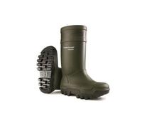 Dunlop C662933 Purofort Thermo + Full Safety Wellington / Womens Boots / Safety Wellingtons - Green - Green - 7 UK