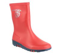 Dunlop Childrens Unisex Mini Elephant Wellington Boots Red 1 FS2806