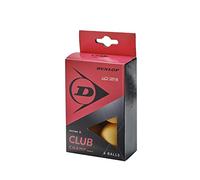 Dunlop Club Champ 6 Table Tennis Balls Orange, Beginner Training Balls