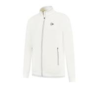 DUNLOP CLUB MENS KNITTED TENNIS JACKET, White, L