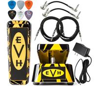 Dunlop Cry Baby EVH95 EVH Signature Wah Effects Pedal with Tonebird Instrument Cable MXR Patch Bundle