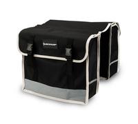 Dunlop D. Double Saddle Bag Bicycle Pannier Rack/Waterproof Bag, Black/Grey