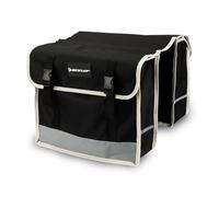 Dunlop D. Double Saddle Bag Bicycle Pannier Rack/Waterproof Bag, Black/Grey