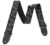 Dunlop D38-11GY 2" Classic Nylon Guitar strap. Flambe Grey, D-38