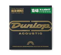 Dunlop DAB1048 Bronze 80/20 Extra Light 10-48 Acoustic Guitar Strings