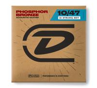 Dunlop DAP1047J Phosphor Light Acoustic Guitar Strings (Pack of 12)