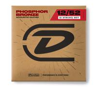Dunlop DAP1252J Phosphor Medium Acoustic Guitar Strings (Pack of 12)