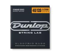 Dunlop DBN40120 Nickel Light 5 String 40-120 Stainless Steel Bass Guitar Strings