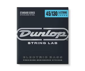 Dunlop DBS45130 Medium 130 5 String 45-130 Stainless Steel Bass Guitar Strings