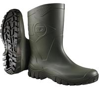 DUNLOP Dee Calf Length Wellies Waterproof Green & Black Sizes 4-12