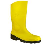 Dunlop Devon Full Safety Wellies Yellow Waterproof Wellington Boots