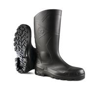 DUNLOP Devon Safety Work Boots with Steel Toe, PVC, Black, UK 3