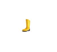 DUNLOP Devon - Unisex Full Safety Waterproof Wellington Work Boots, Yellow, S5 Certified Antistatic and Chemical Resistant PVC Wellies with Steel