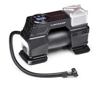 Dunlop Digital Air Compressor - Air Pump 150 PSI/10 Bar - Includes 3 Attachments - Digital LED Display - Black