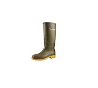 Dunlop Rain Boots Dull, Unisex Full Knee PVC, Waterproof, Chemical-Resistant, Green EU38/UK5