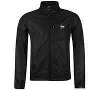 DUNLOP ESSENTIALS UNISEX SOFT SHELL FLEECE JACKET, Black, XL