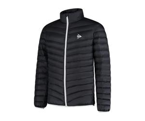 DUNLOP ESSENTIALS UNISEX SPORT JACKET, Black/Silver, L