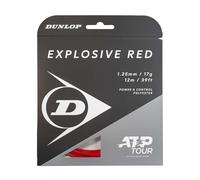 Dunlop Explosive Red 17G 12m Tennis String Set - Responsive Power Polyester String