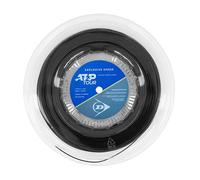 DUNLOP Explosive Speed 16G Black 200m Tennis String Reel - Durable Power Polyester Reel