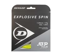 Dunlop Explosive Spin 17G Yellow 12m Tennis String Set - High-Spin Lightweight Tennis String