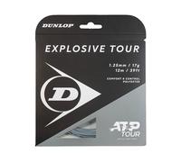 Dunlop Explosive Tour 17G Grey 12m Tennis String Set - Precision & Feel Tennis String