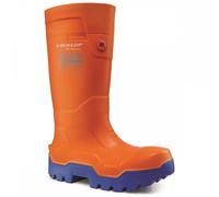Dunlop FIELDPRO THERMO+ Full S5L Safety Wellingtons Orange UK7 Colour: UK7 - EU41 - US8