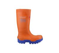 Dunlop FIELDPRO THERMO+ Safety Wellington Boots in Orange | Size: 6.5 Dunlop Orange 6.5